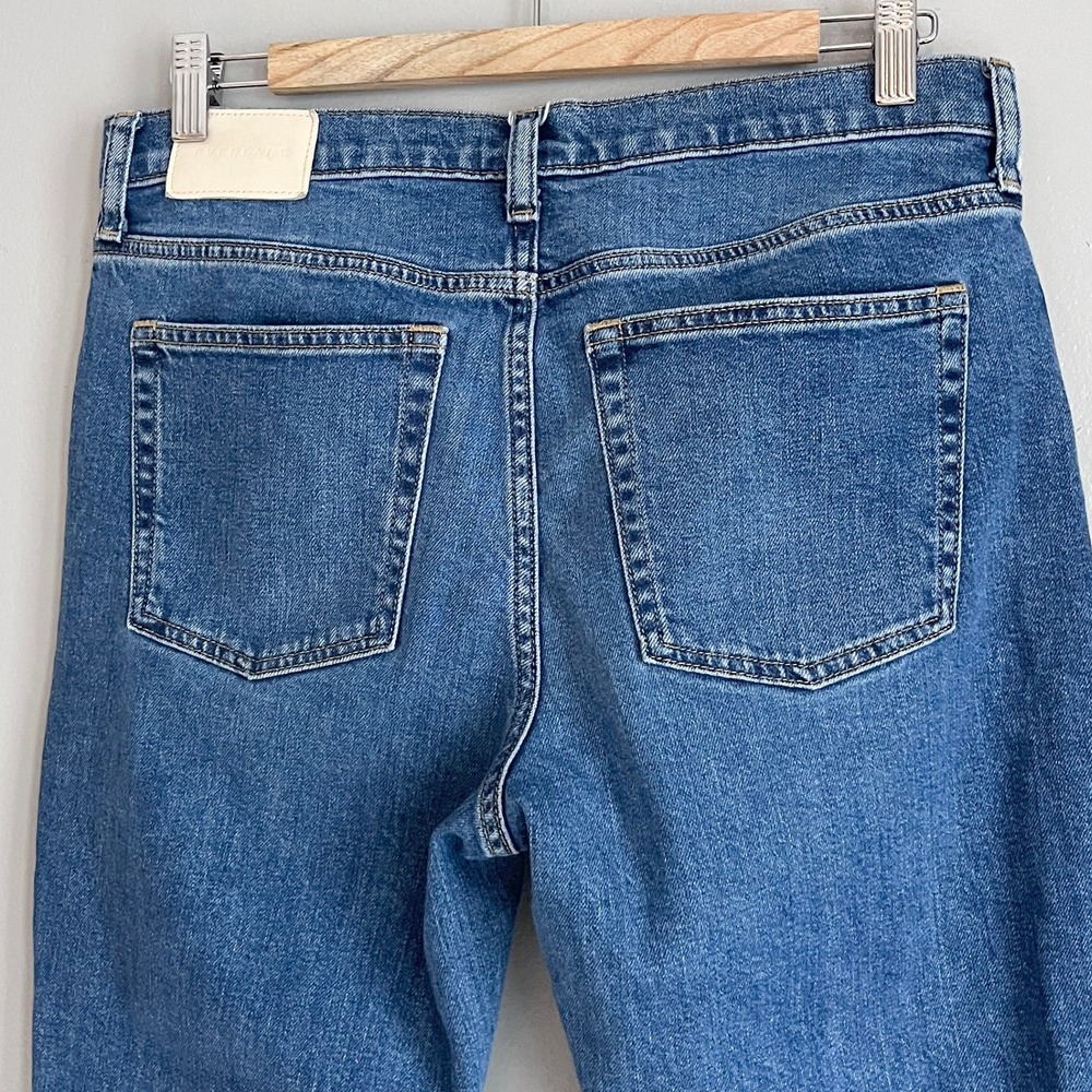 Everlane The Super Soft Relaxed Jean Blue Organic Cotton Denim Mid Rise Size 29 - Picture 8 of 12